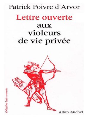 cover image of Lettre ouverte aux violeurs de vie privée